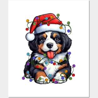 Christmas Puppy Posters and Art